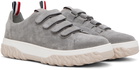 Thom Browne Gray 4-Bar Sneakers