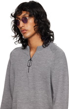 LOEWE Gold Slim Sunglasses