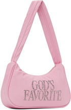 Praying Pink 'God's Favourite' Rhinestone Bag