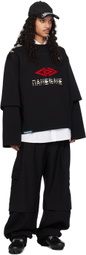 NAMESAKE Black Mayo Double Sleeve T-shirt