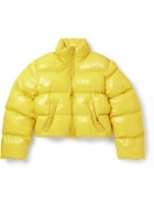 Balenciaga - Cropped Padded Shell Jacket - Yellow