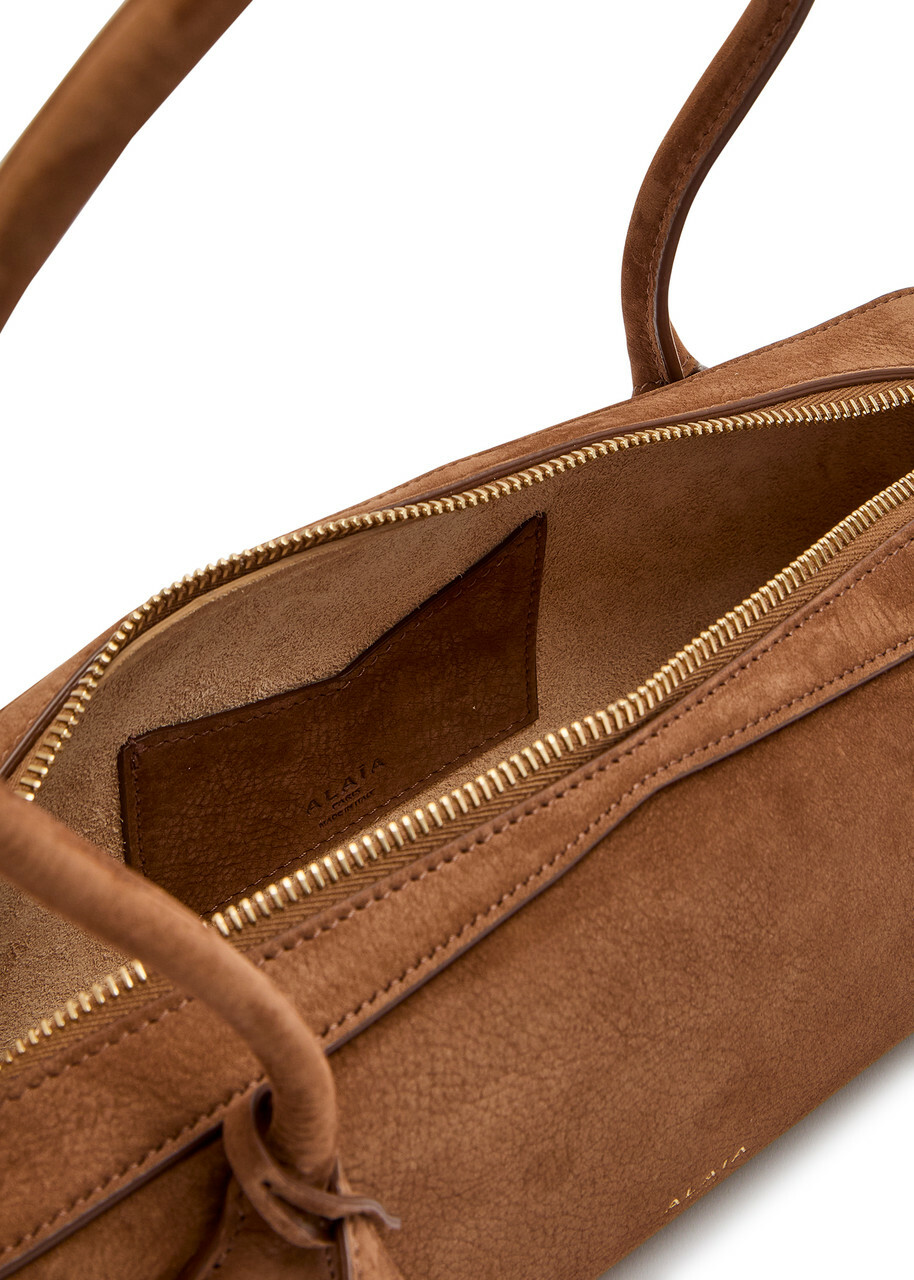 Alaïa Le Teckel Medium Suede Shoulder bag - Tan - One Size
