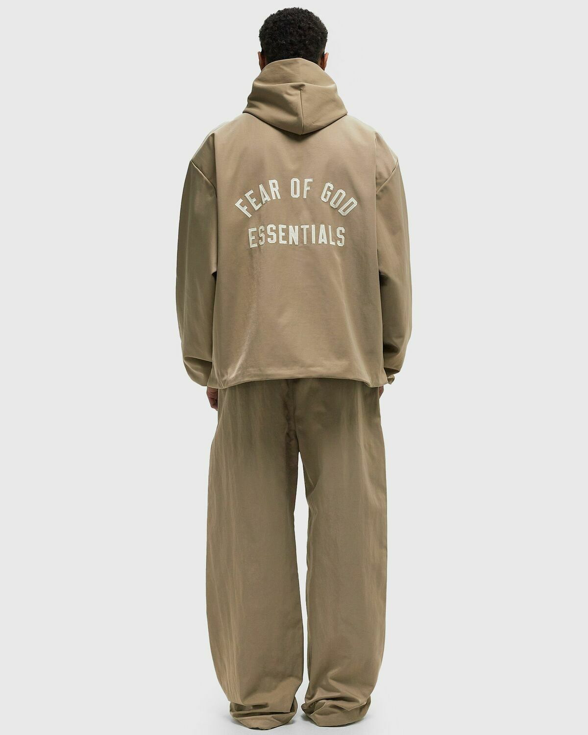 【半額】 Fear of JACKET COACHES HOODED NYLON TEXTURED Essentials God ジャケット・アウター