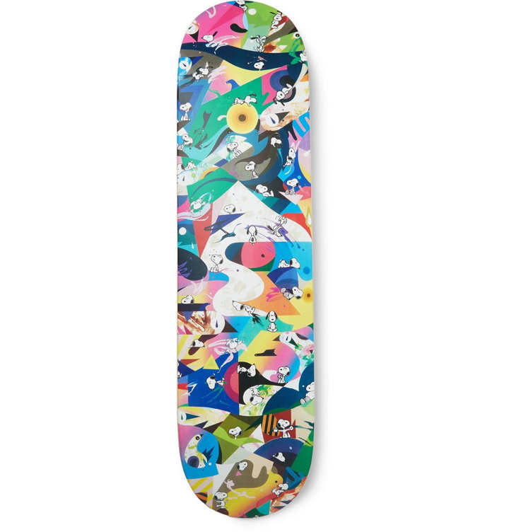 Photo: The SkateRoom - Peanuts by Tomokazu Matsuyama Printed Wooden Skateboard - Multi