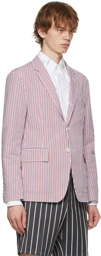 Thom Browne Multicolor Striped Classic Sport Coat Blazer