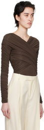 TOVE Brown Joni Bodysuit