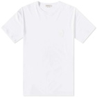 Alexander McQueen Men's Tonal Skull Motif T-Shirt in White