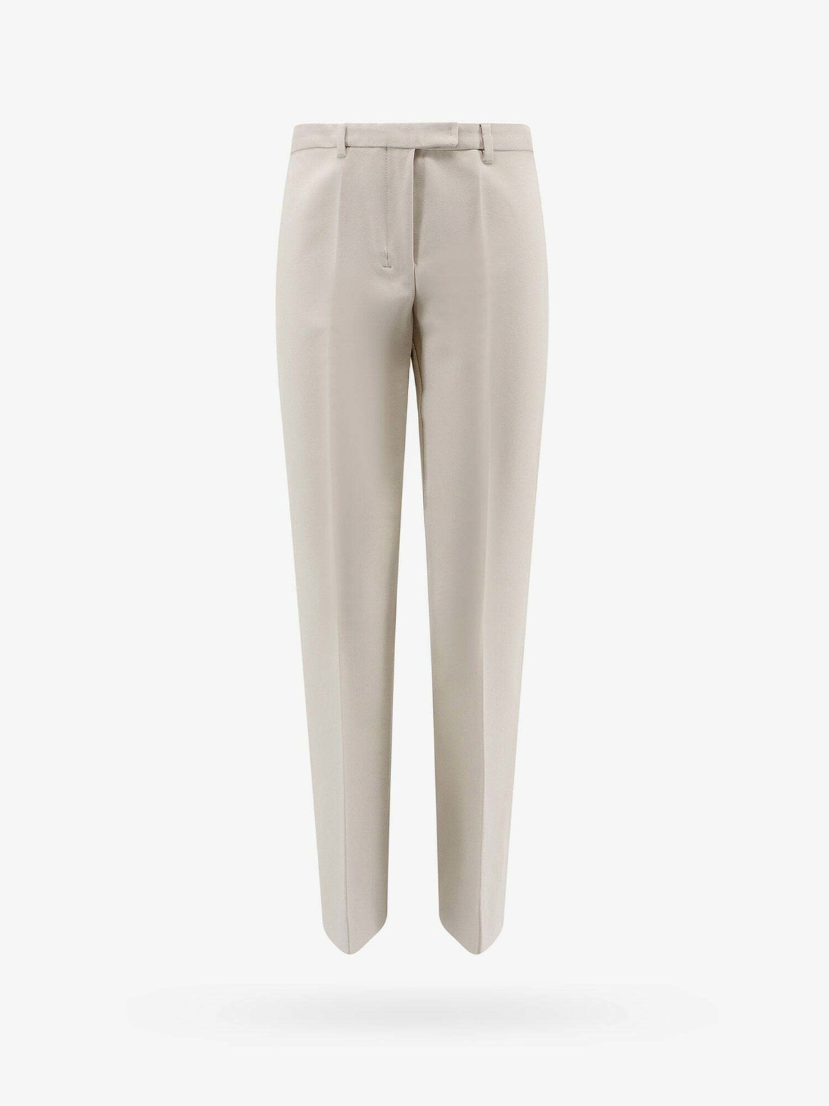パンツ MAX MARA 'S Fatina' pants Beige Slim-fit stretch cotton and viscose trousers, beige