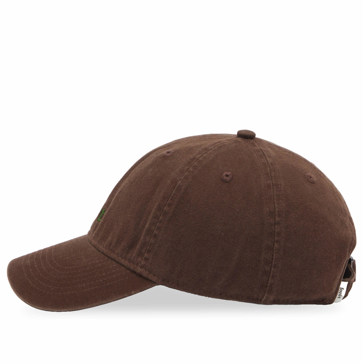 Foret Men's Hawk Washed Cap in Brown/Green Foret