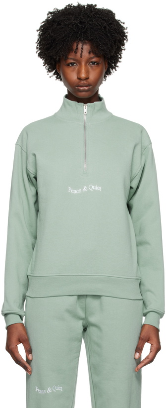 Photo: Museum of Peace & Quiet Blue Embroidered Sweater