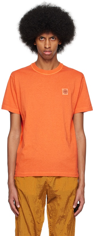 Photo: Stone Island Orange 23757 T-Shirt