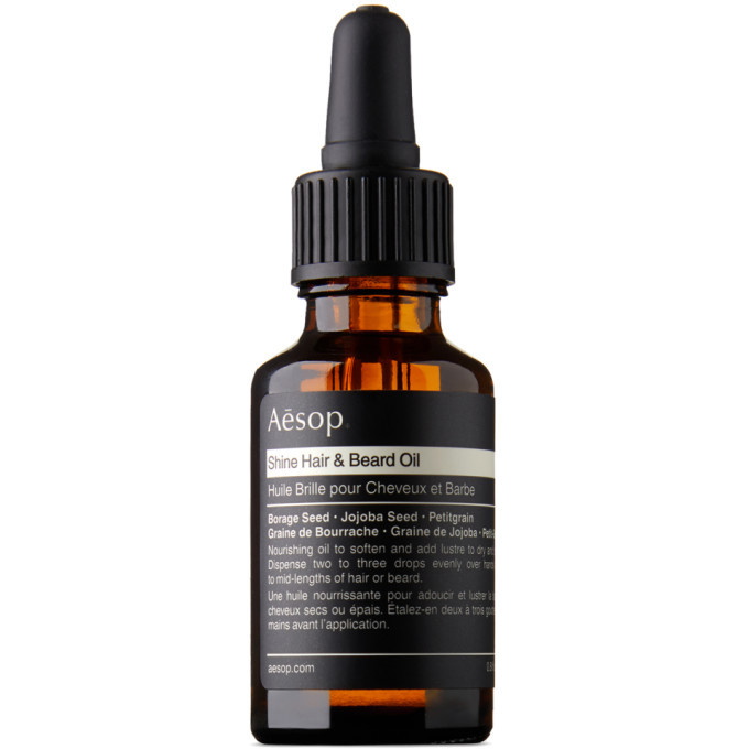 Photo: Aesop Shine Hair and Beard Oil, 25 mL