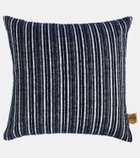 The House of Lyria Cornelius wool and cotton striped cushion