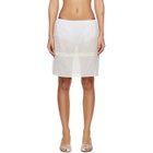 Fruity Booty White Lace Trim Bloomer Midi Skirt