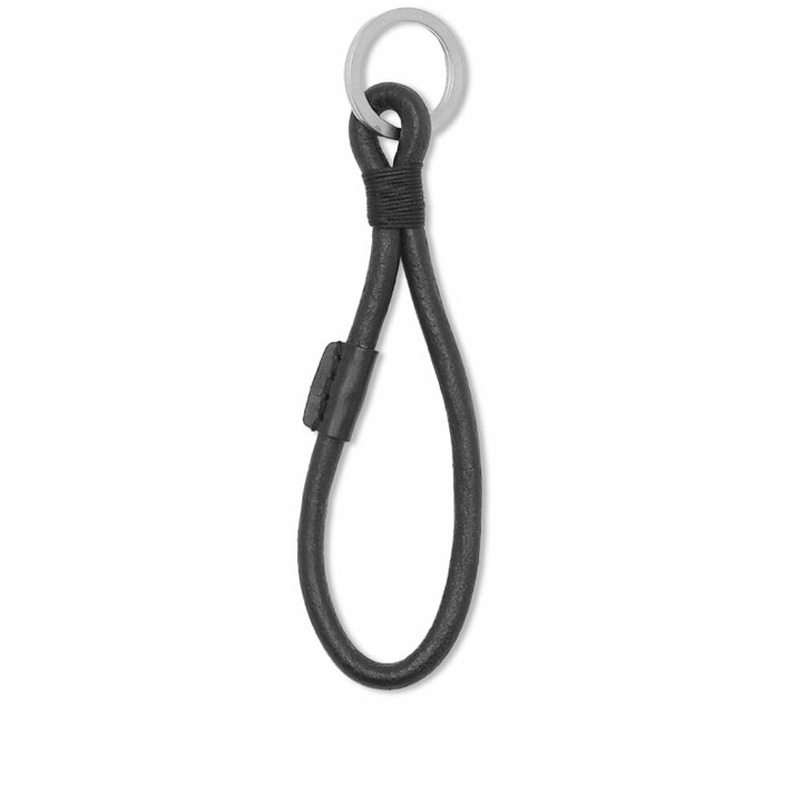 Photo: Our Legacy Men's Knot Key Holder in Black Leather