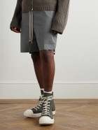 Rick Owens - Rugged Wool High-Top Sneakers - Green