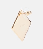Self-Portrait Enamel gold-plated earrings