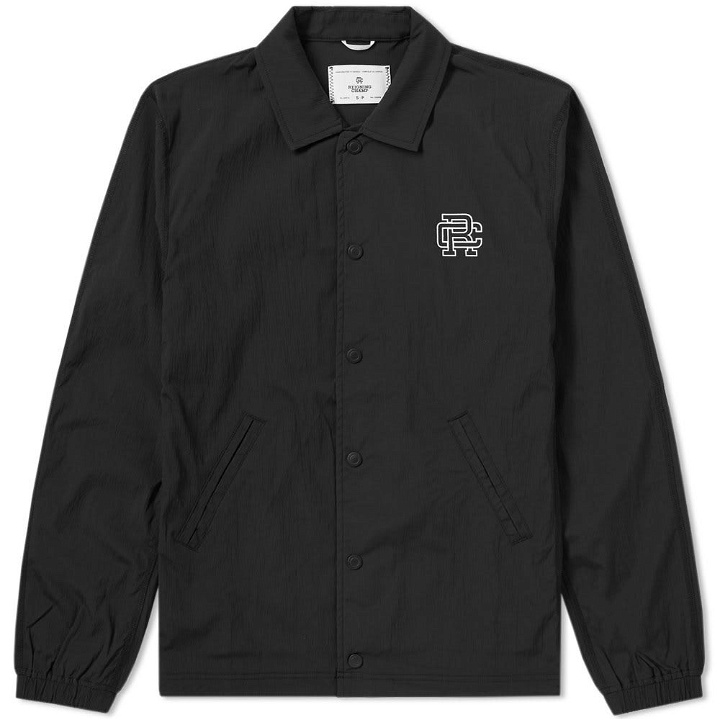 Photo: Reigning Champ Snap front Coach Jacket Black