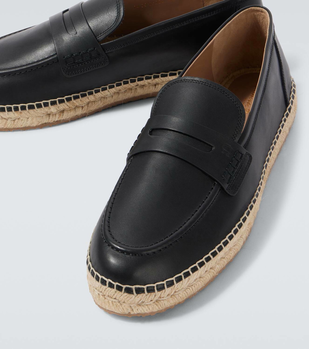 Gianvito Rossi Leather espadrilles
