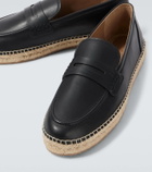 Gianvito Rossi Leather espadrilles