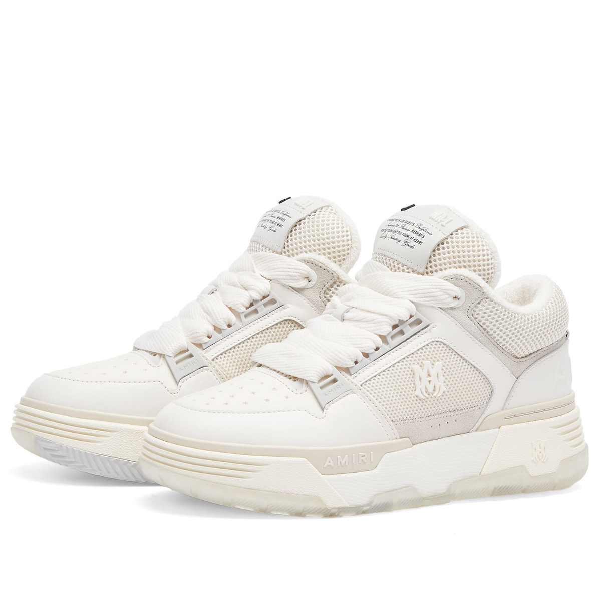 AMIRI Men's MA-1 High Sneaker in Alabaster Amiri