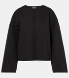 Fforme Fish oversized cotton jacket