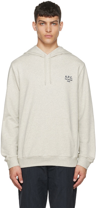 Photo: A.P.C. Gray Marvin Hoodie