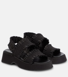 Ganni - Smock platform sandals