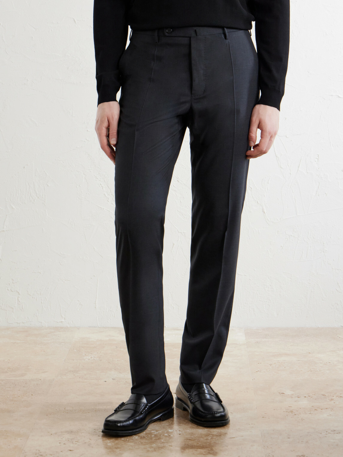 Slowear - Straight-Leg Wool Suit Trousers - Gray