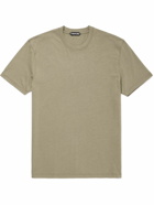 TOM FORD - Slim-Fit Lyocell and Cotton-Blend Jersey T-Shirt - Green