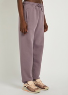 Adidas X Stella Mccartney Logo-print Cotton Sweatpants Purple