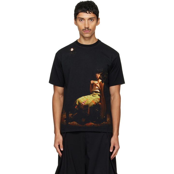 Photo: UNDERCOVER Black Cindy Sherman UC2F4813-2 T-shirt