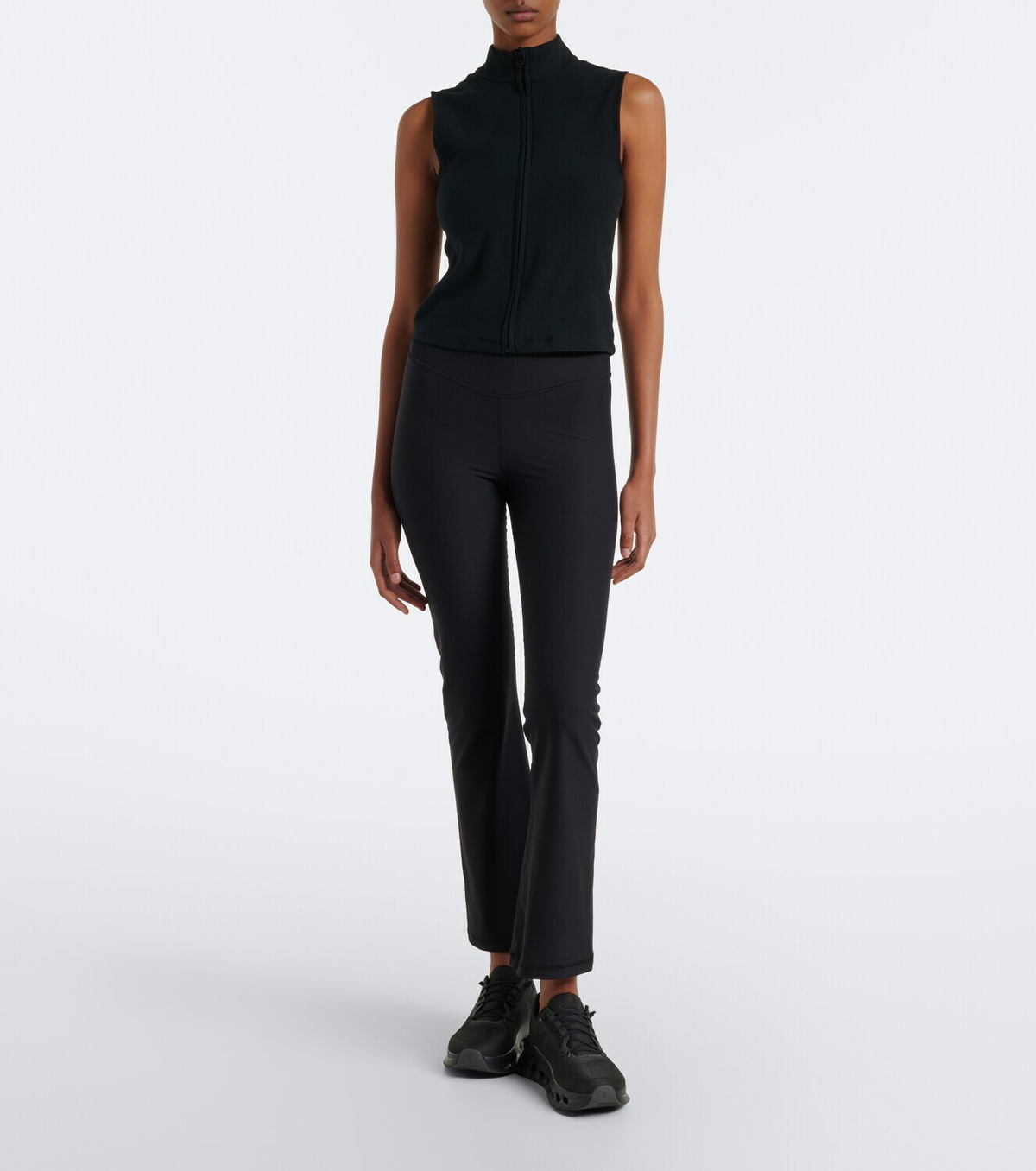 The Upside Peached Thia cropped flared leggings