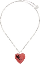 I'm Sorry by Petra Collins SSENSE Exclusive Silver D'heygere Edition Scorpio Lollipop Necklace
