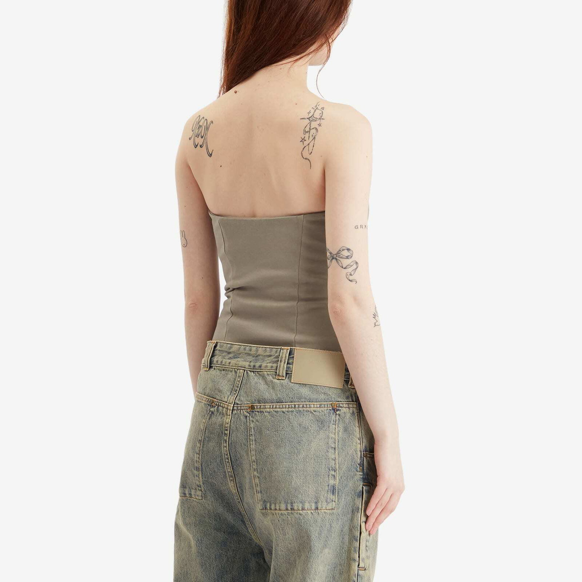 Entire Studios Women's Pipette Bodysuit in Ashen
