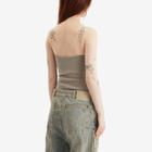 Entire Studios Women's Pipette Bodysuit in Ashen