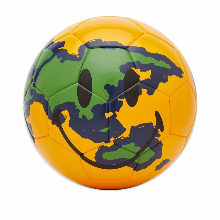 Photo: MARKET Men's Kingston Soccer Ball in Gold/Blue/Green