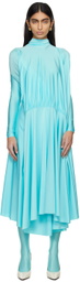 Marie Adam-Leenaerdt Blue Table Cover Maxi Dress