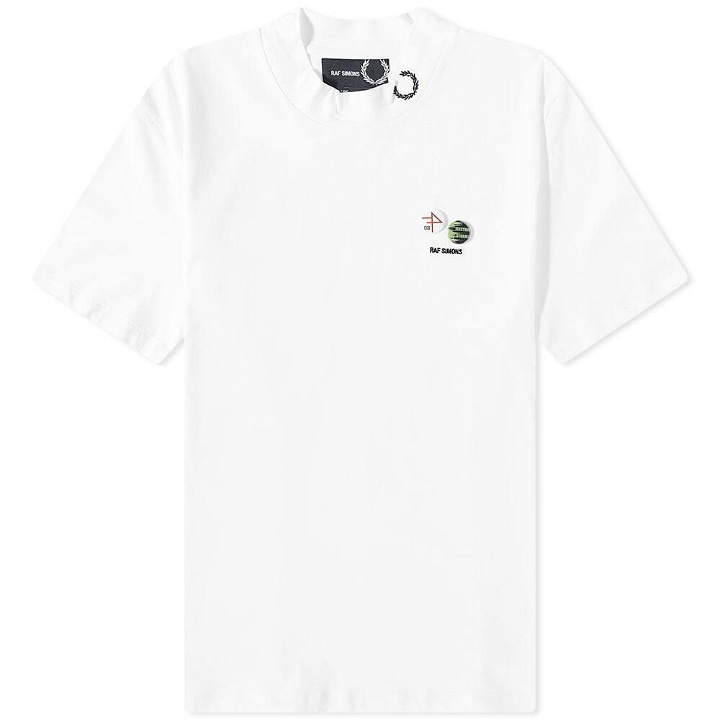 Photo: Fred Perry x Raf Simons High Neck T-Shirt in White