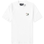 Fred Perry x Raf Simons High Neck T-Shirt in White