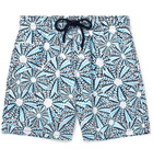 Vilebrequin - Moorea Mid-Length Printed Swim Shorts - Men - Blue