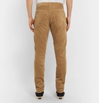 Beams Plus - Slim-Fit Cotton-Corduroy Trousers - Men - Beige