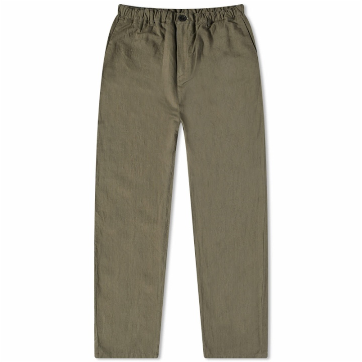 Photo: A Kind of Guise Men's Elasticated Wide Trouser in Desert Sage