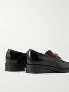 GUCCI - Logo-Detailed Leather Loafers - Black