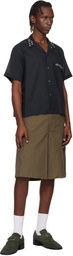 Toga Virilis Khaki Canvas Shorts