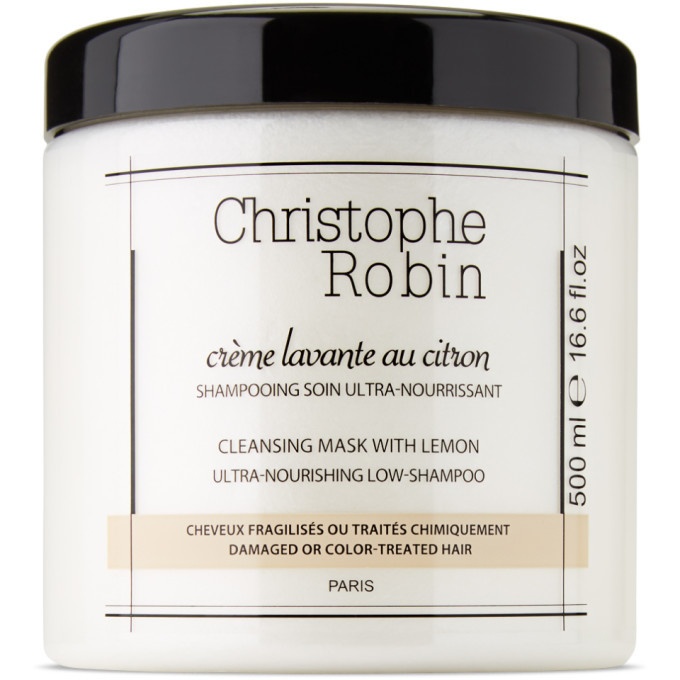Photo: Christophe Robin Lemon Cleansing Low-Shampoo Mask, 500 mL