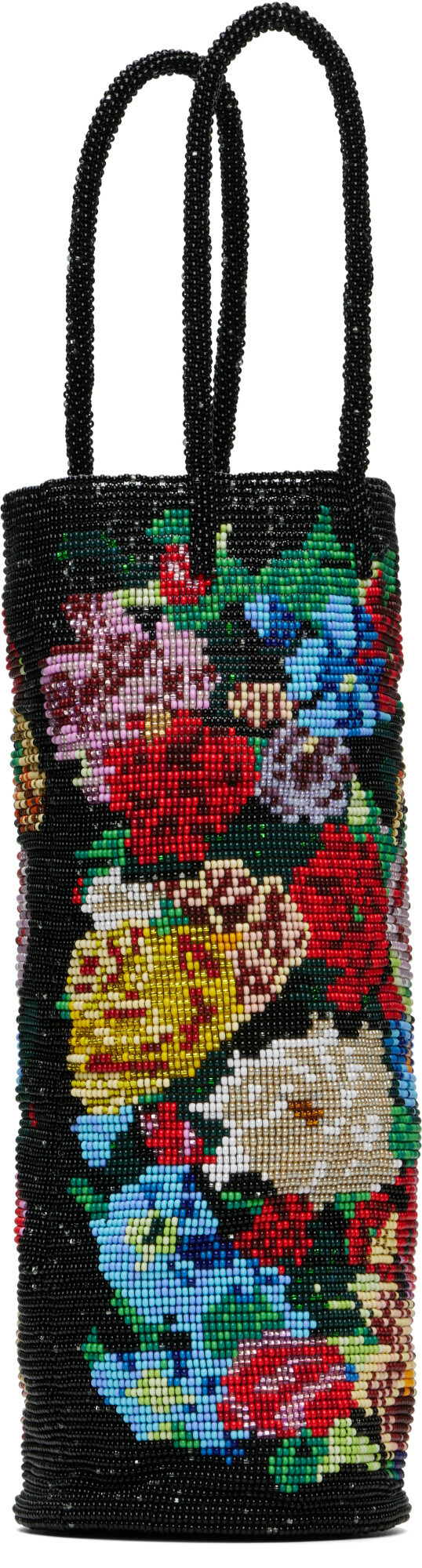 Cordera Black Handmade Beaded Bag