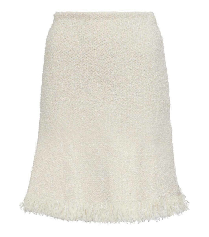 Photo: Chloé Fringed bouclé miniskirt