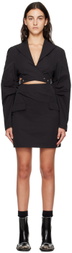 Han Kjobenhavn Black Wrap Minidress
