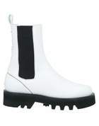 High Womens Ankle boots in White